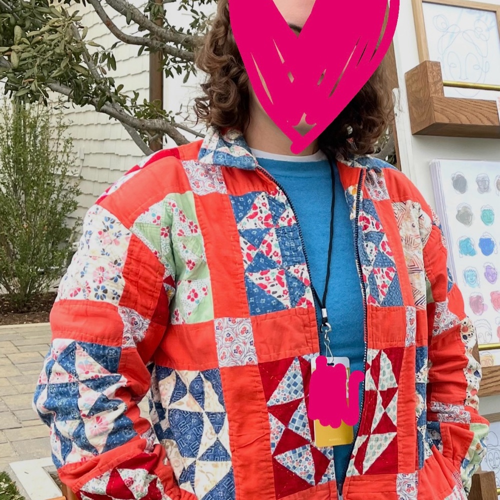 Patchwork Quilted Jacket - Multicolor - image 7